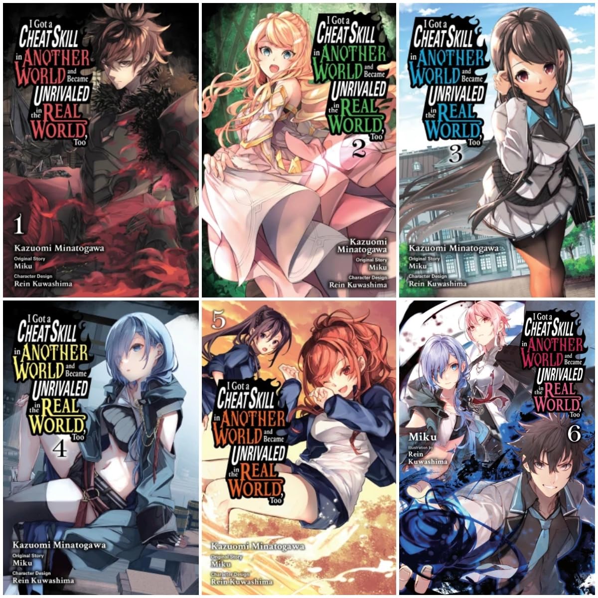 I Got a Cheat Skill in Another World and Became Unrivaled in The Real World, Too Manga Series 6-Book Collection Set (Vol1-Vol.6) - Isekaied Power Fantasy of Adventure, Strength, and Rebirth (YenPress)
I Got a Cheat Skill in Another World and Became Unrivaled in The Real World, Too Manga Series 6-Book Collection Set (Vol1-Vol.6) - Isekaied Power Fantasy of Adventure, Strength, and Rebirth (YenPress)