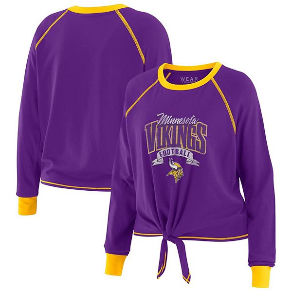 Женский топ с длинными рукавами и завязкой Minnesota Vikings фиолетовый/золотой Wear By Erin Andrews
Женский топ с длинными рукавами и завязкой Minnesota Vikings фиолетовый/золотой Wear By Erin Andrews