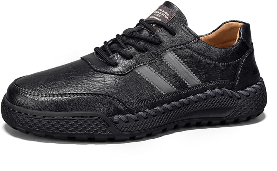 Мужские повседневные кожаные туфли Asifn, дышащие, лоферы, удобные для ходьбы, модные, на шнуровке, нескользящие, слипоны, на плоской подошве, черный
Мужские повседневные кожаные туфли Asifn, дышащие, лоферы, удобные для ходьбы, модные, на шнуровке, нескользящие, слипоны, на плоской подошве, черный