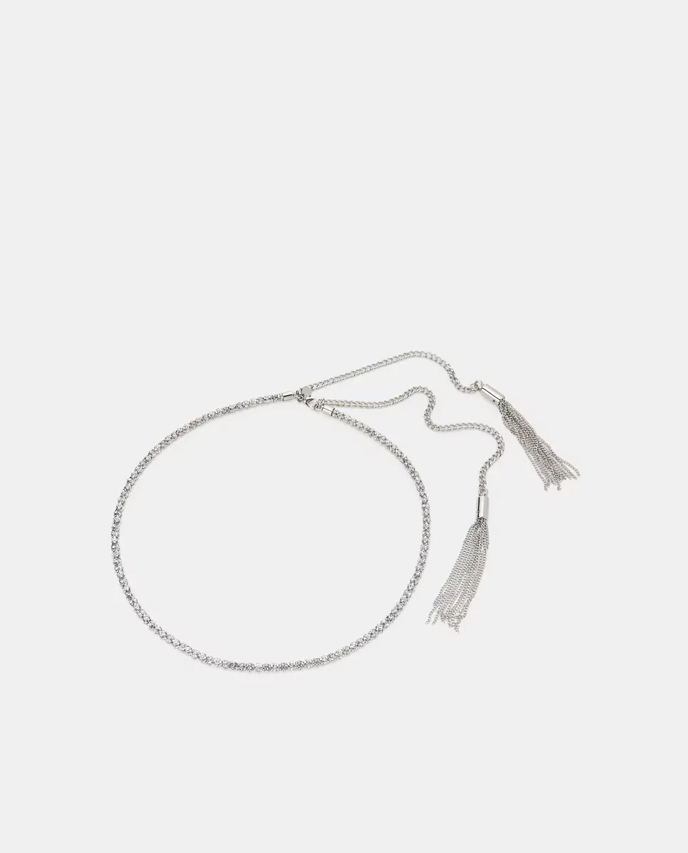 Ремень для вечеринок с металлическим отливом Latouche, серебряный
Ремень для вечеринок с металлическим отливом Latouche, серебряный