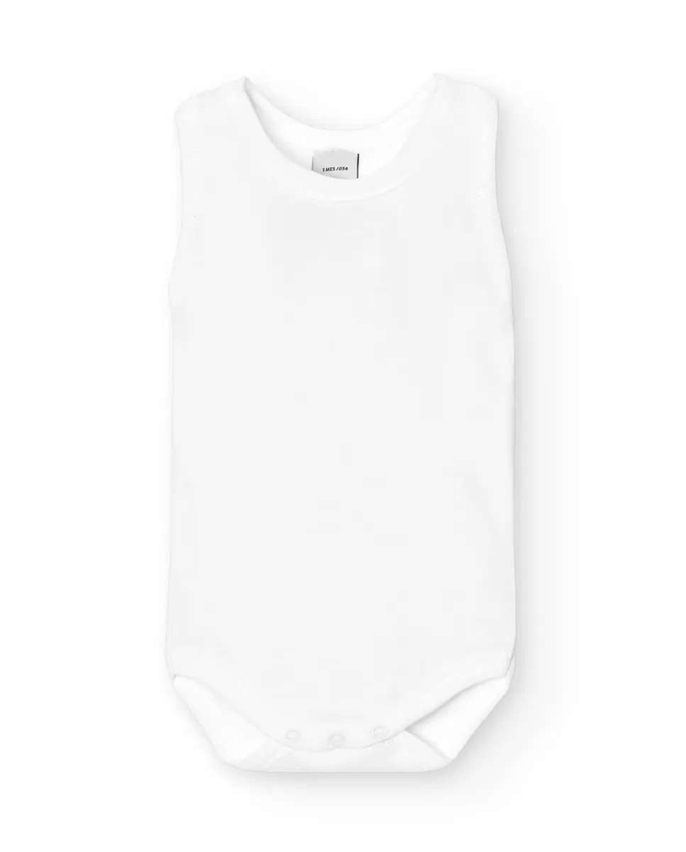 Набор из 2 детских боди без рукавов однотонный 1x1 BABIDÚ, белый
Набор из 2 детских боди без рукавов однотонный 1x1 BABIDÚ, белый