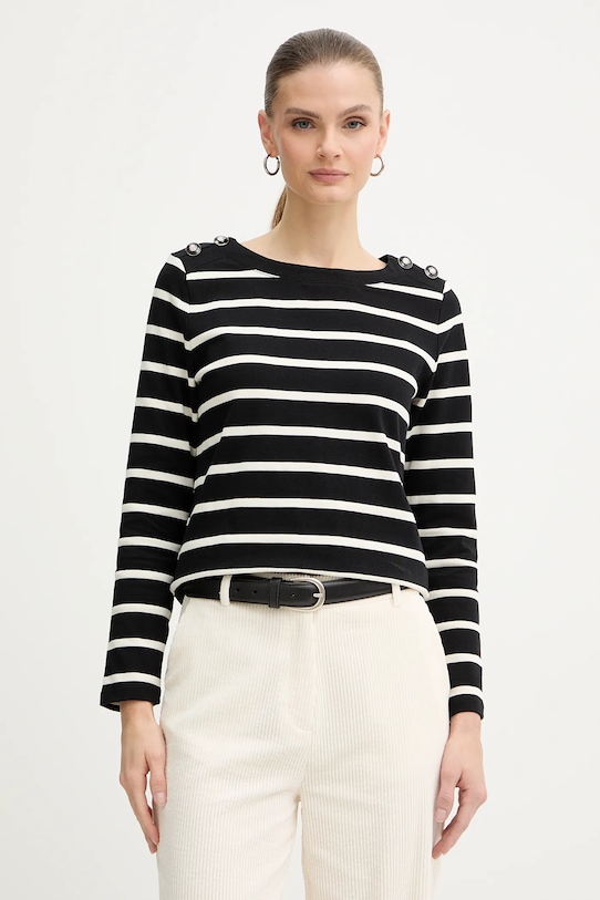 Хлопковый лонгслив Morgan, черный
Хлопковый лонгслив Morgan, черный