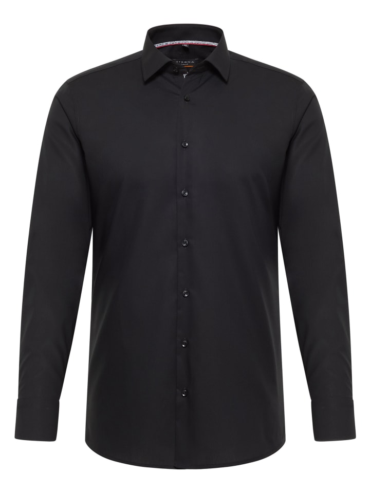 Рубашка Slim Fit черного цвета Eterna
Рубашка Slim Fit черного цвета Eterna