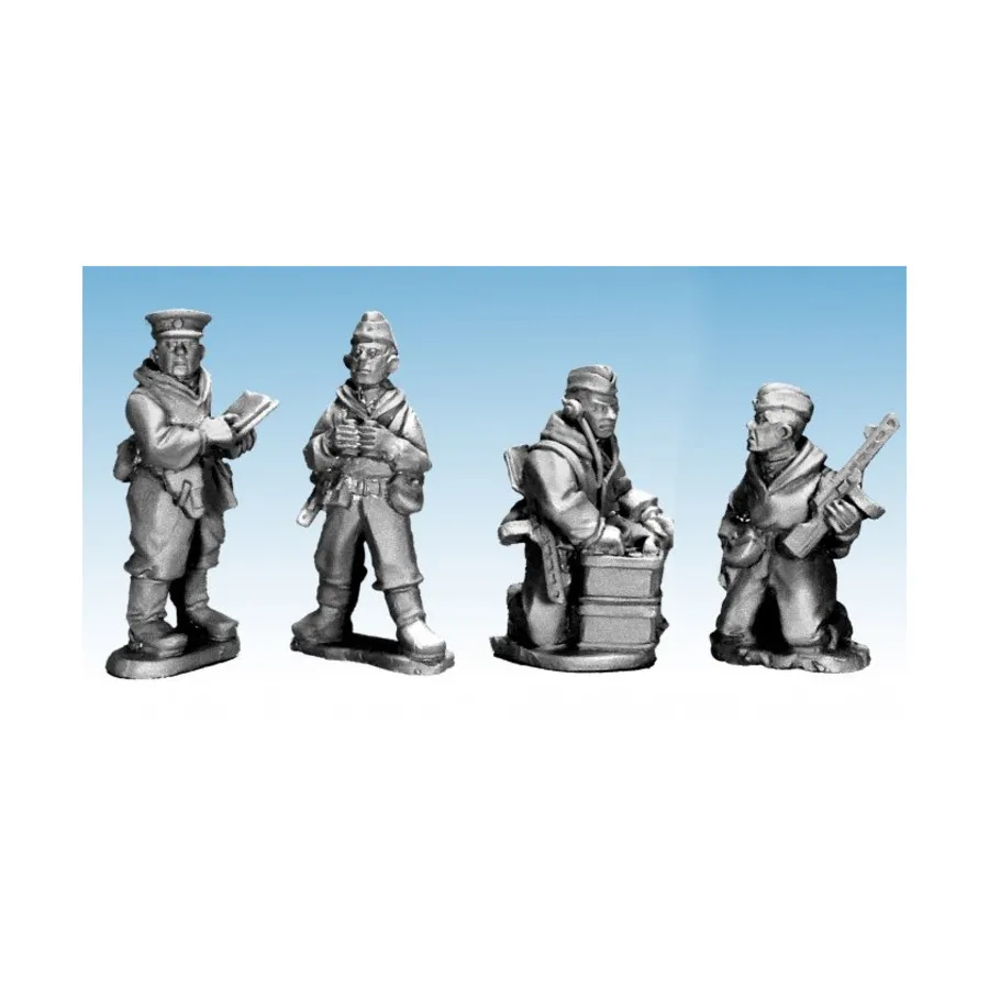 Советское разведывательное командование, WWII Miniatures - Soviet Forces (28mm) (Artizan Designs)
Советское разведывательное командование, WWII Miniatures - Soviet Forces (28mm) (Artizan Designs)