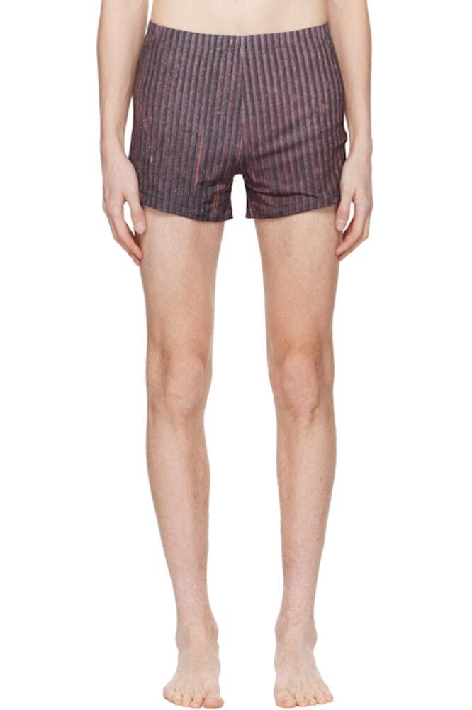 Шорты для плавания в полоску бордового цвета Serapis
Шорты для плавания в полоску бордового цвета Serapis