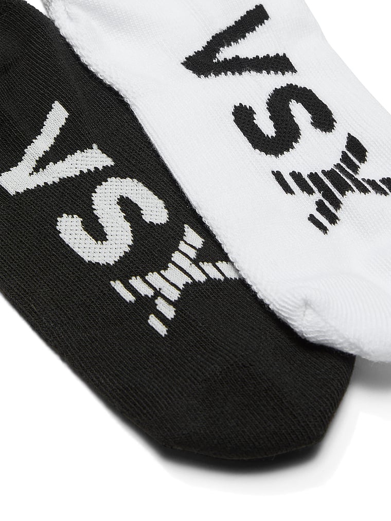 2 пары носков по щиколотку Victoria'S Secret, black and white reflective
2 пары носков по щиколотку Victoria'S Secret, black and white reflective