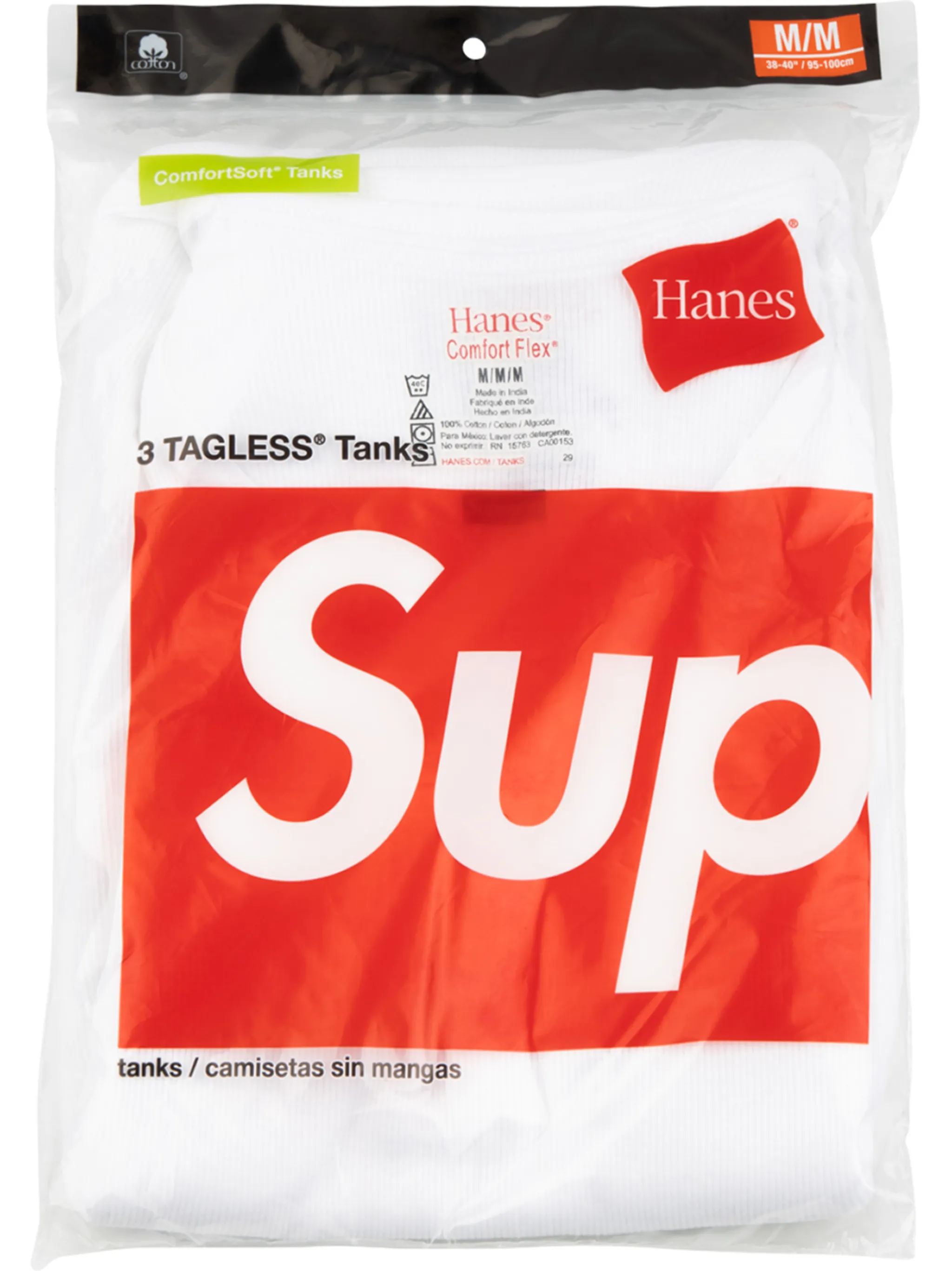 Комплект из трех топов Hanes Supreme, белый
Комплект из трех топов Hanes Supreme, белый