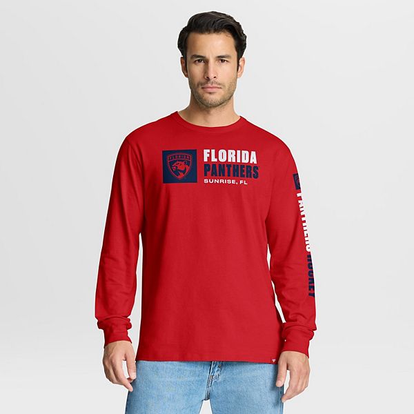 Мужская красная футболка long sleeve florida panthers goal crease legacy Fanatics
Мужская красная футболка long sleeve florida panthers goal crease legacy Fanatics