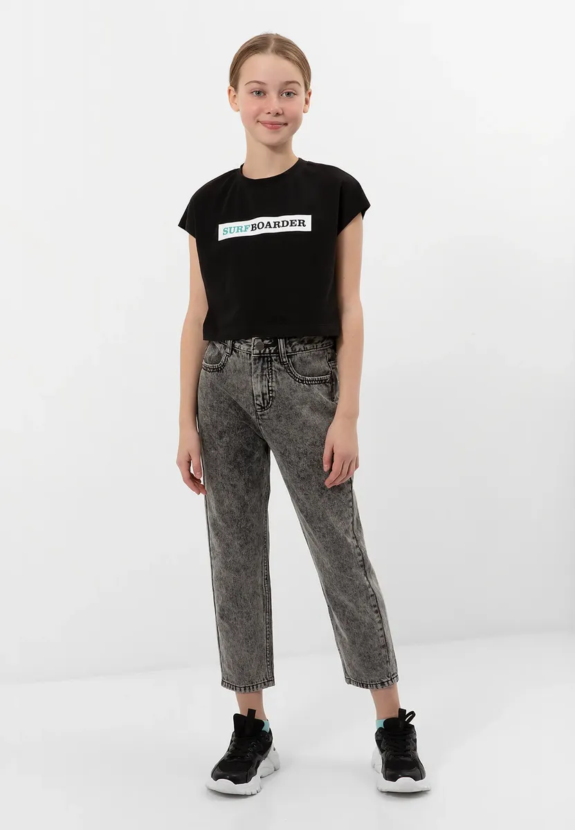 Gulliver Комфортные джинсы, потертые, серый
Gulliver Комфортные джинсы, потертые, серый