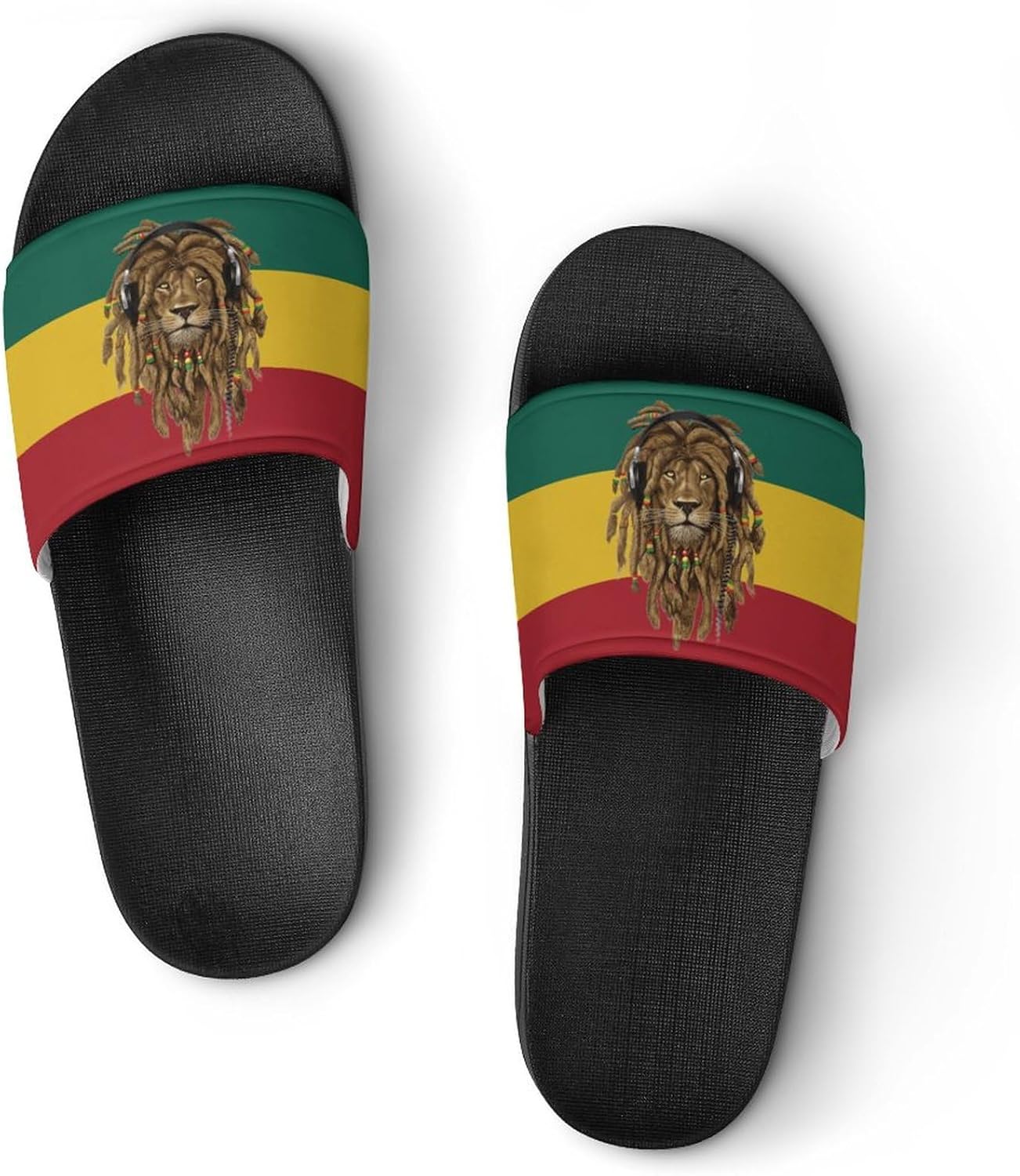 Летние сандалии XNCHDK Lion Flag Reggae Rasta для женщин и мужчин, шлепанцы, тапочки, сланцы, Lion 4
Летние сандалии XNCHDK Lion Flag Reggae Rasta для женщин и мужчин, шлепанцы, тапочки, сланцы, Lion 4