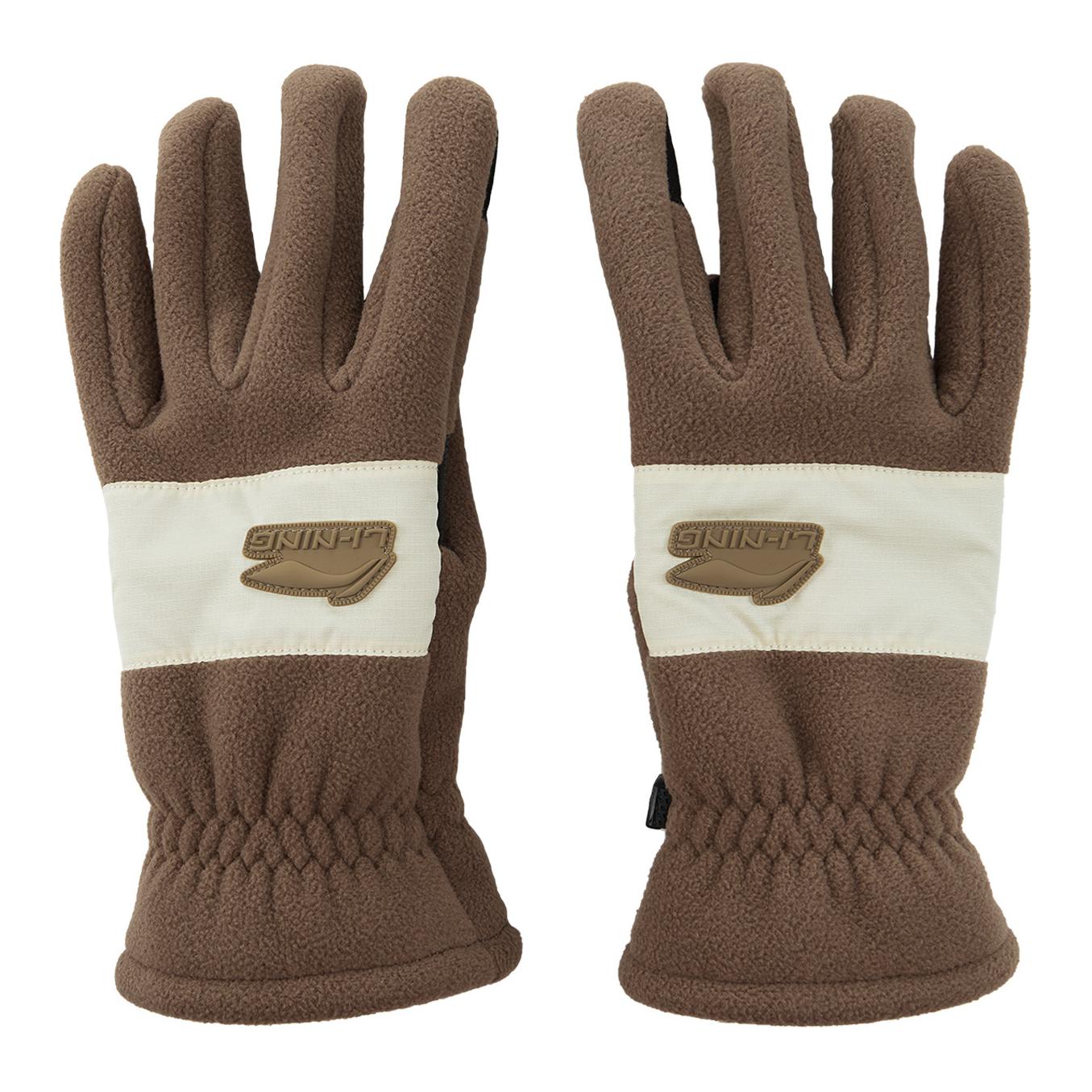 Перчатки LiNing из полиэстера унисекс какао-браун/молочный хаки
Перчатки LiNing из полиэстера унисекс какао-браун/молочный хаки