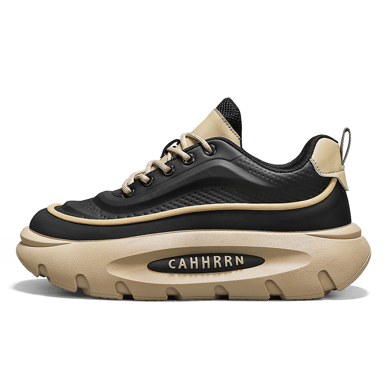 Нескользящие и износостойкие низкие повседневные туфли, увеличивающие рост, для мужчин PLAY COBBLER, Black
Нескользящие и износостойкие низкие повседневные туфли, увеличивающие рост, для мужчин PLAY COBBLER, Black