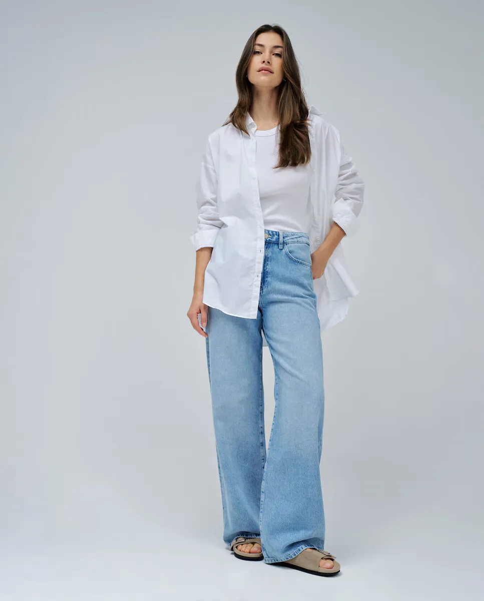 Женские джинсы с высокой талией и широкими штанинами Salsa Jeans, синий
Женские джинсы с высокой талией и широкими штанинами Salsa Jeans, синий