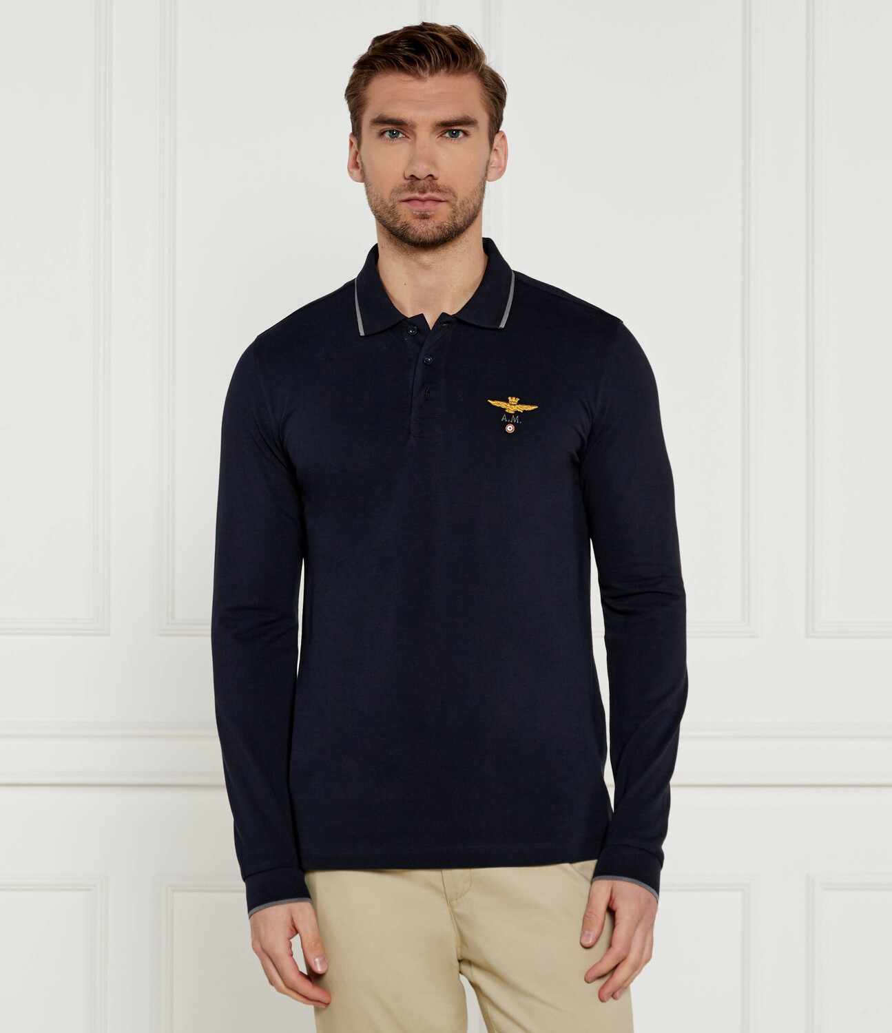 Поло Aeronautica Militare Regular Fit, темно-синий
Поло Aeronautica Militare Regular Fit, темно-синий