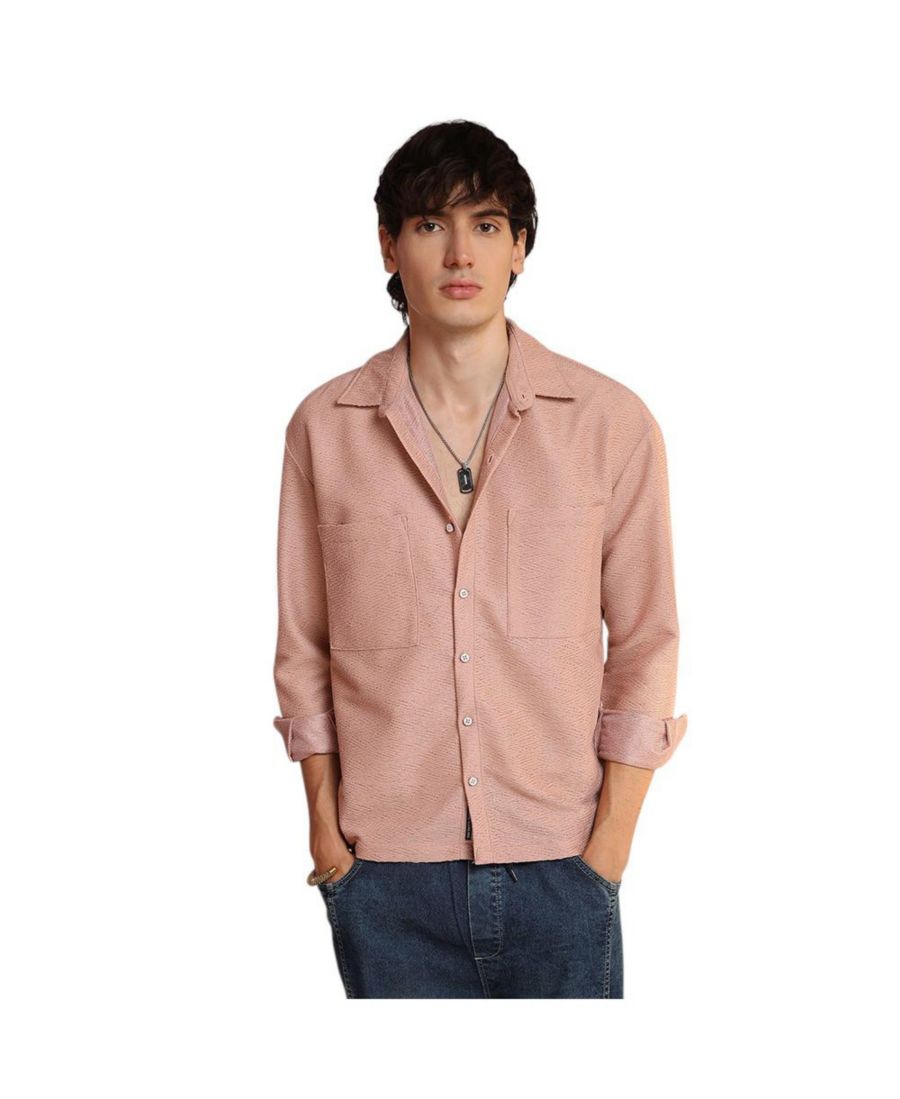 Мужская рубашка в стиле шеврон Campus Sutra, Pink
Мужская рубашка в стиле шеврон Campus Sutra, Pink