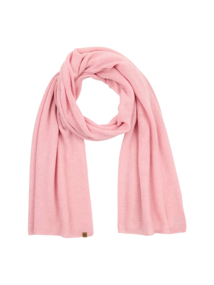 Шарф из чистого кашемира розового цвета Camel Active
Шарф из чистого кашемира розового цвета Camel Active