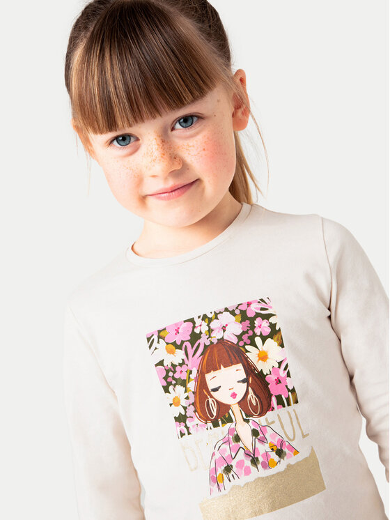 Блузка regular fit 4069 Mayoral, бежевый
Блузка regular fit 4069 Mayoral, бежевый