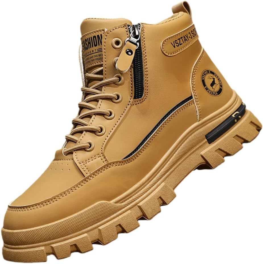 Мужские модные кроссовки Hhhchpm - повседневные и стильные, с толстой подошвой, противоскользящие и прочные, теплые из искусственной кожи для всех сезонов, хаки
Мужские модные кроссовки Hhhchpm - повседневные и стильные, с толстой подошвой, противоскользящие и прочные, теплые из искусственной кожи для всех сезонов, хаки