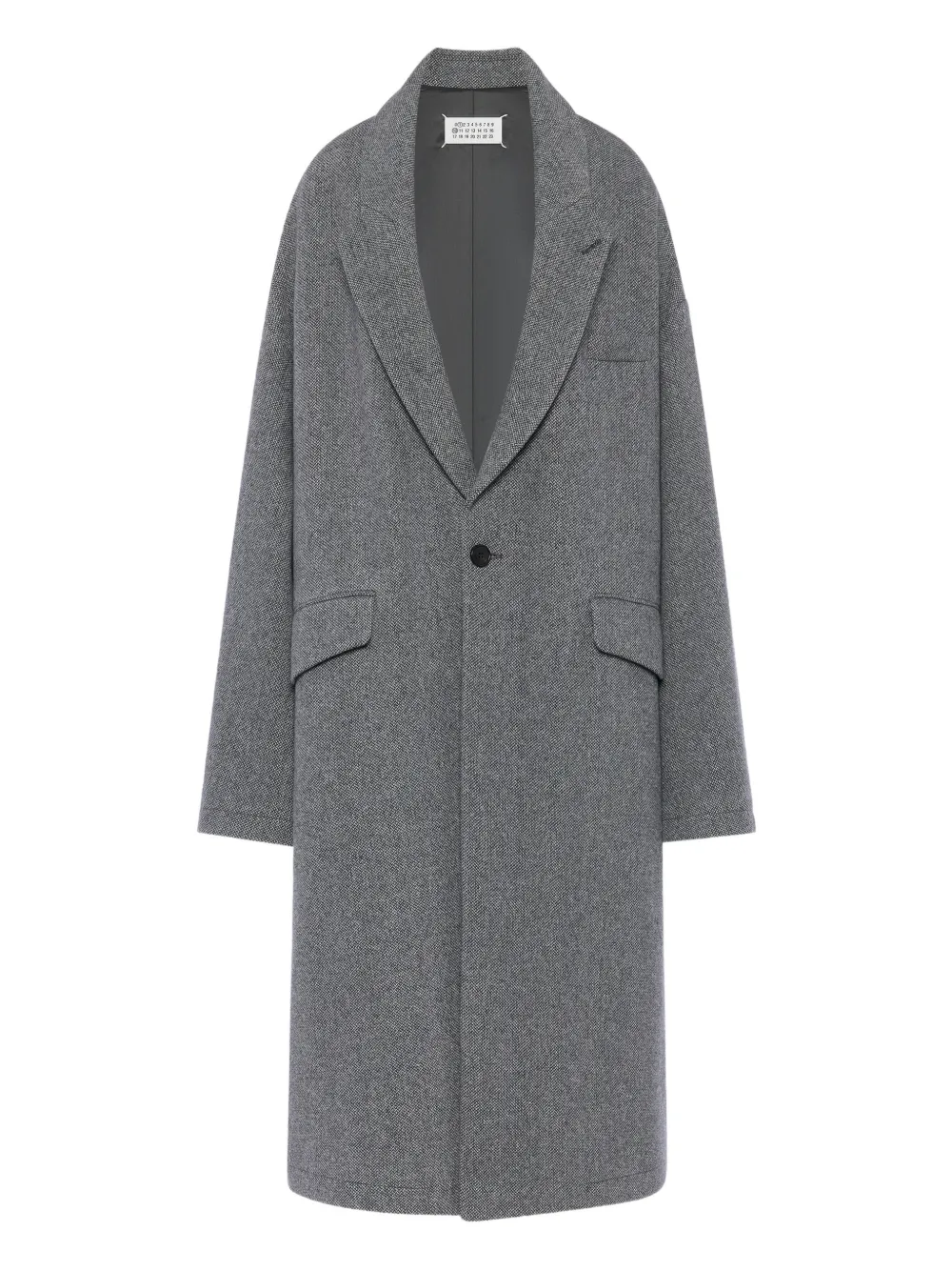 Однобортное пальто MAISON MARGIELA, серый
Однобортное пальто MAISON MARGIELA, серый