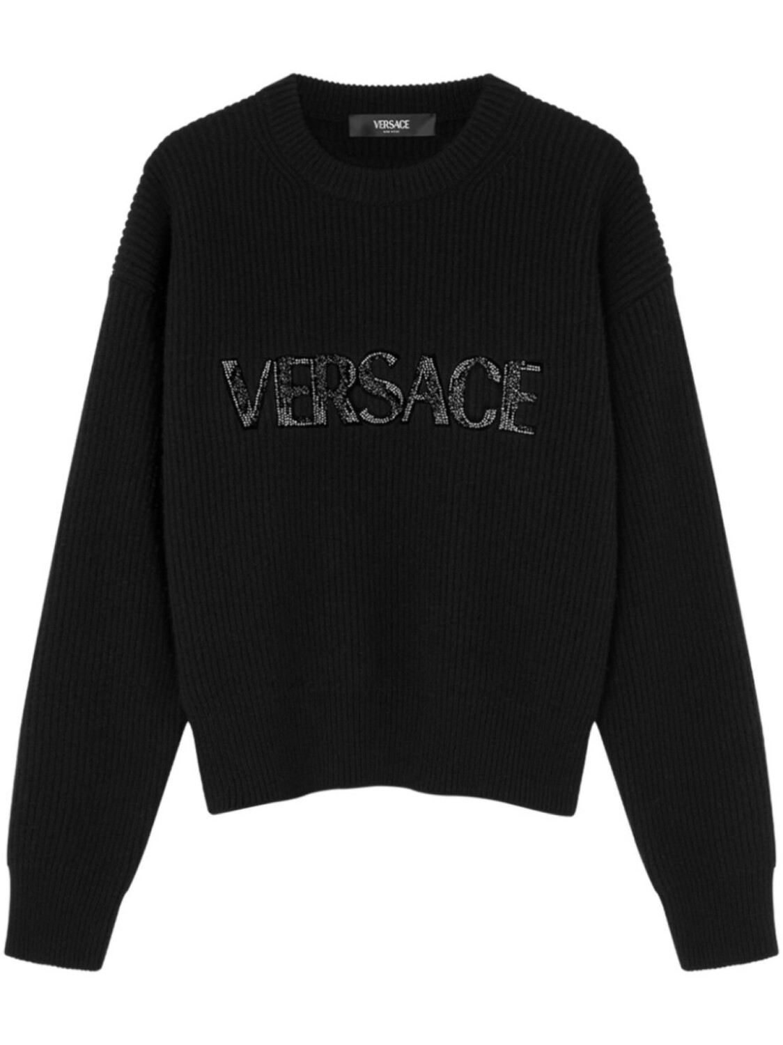 Свитер с логотипом Versace, черный
Свитер с логотипом Versace, черный