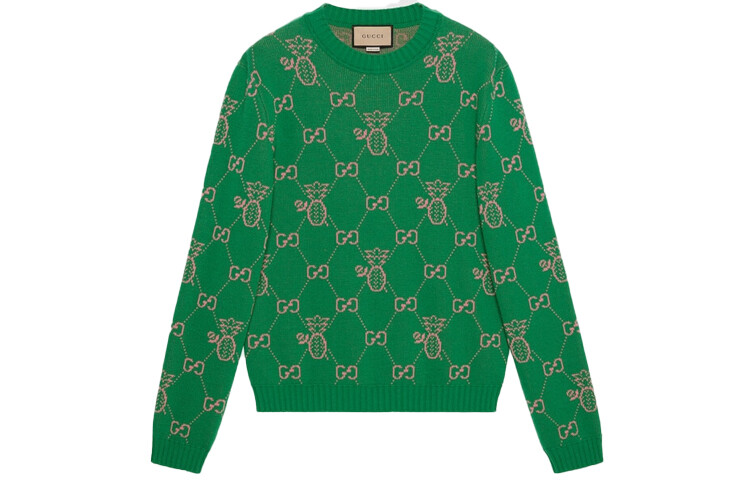 Ананасовый свитер мужской зеленый Gucci, зеленый
Ананасовый свитер мужской зеленый Gucci, зеленый
