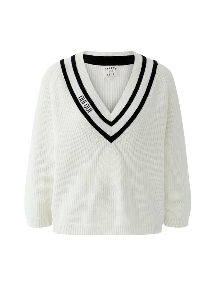 Oui Свитер белого и черного цвета
Oui Свитер белого и черного цвета