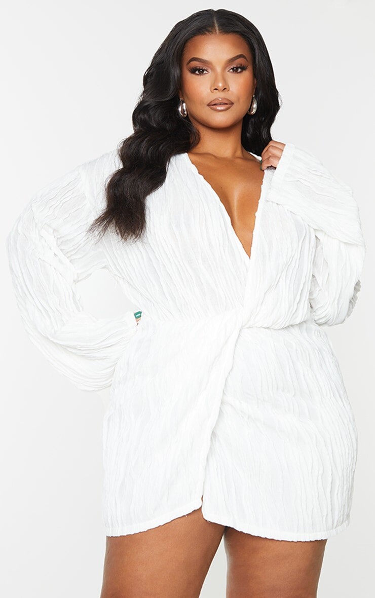 PrettyLittleThing Белое фактурное платье Plus с запахом спереди, Белый, PrettyLittleThing Белое фактурное платье Plus с запахом спереди
PrettyLittleThing Белое фактурное платье Plus с запахом спереди, Белый, PrettyLittleThing Белое фактурное платье Plus с запахом спереди