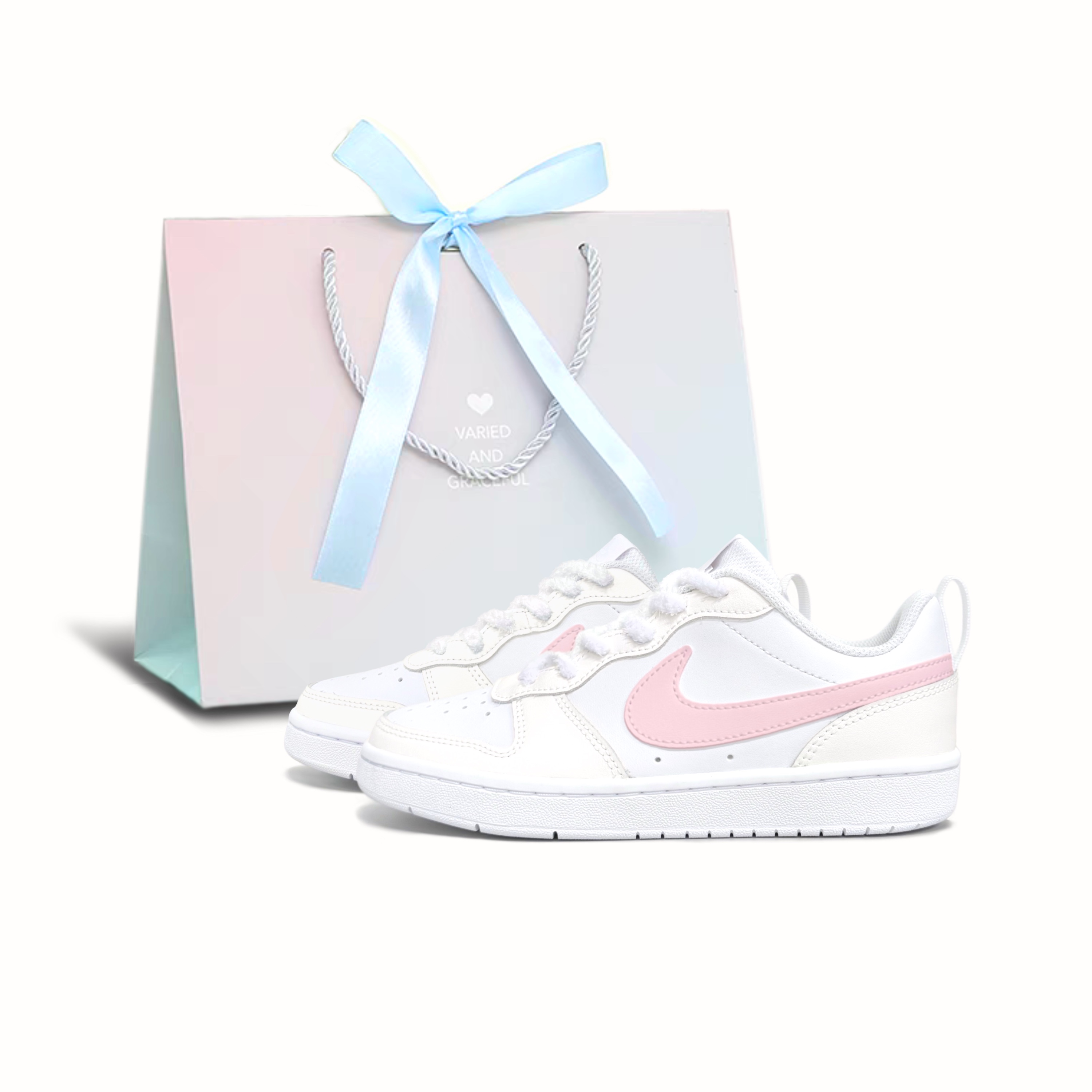 Детские скейтерские кроссовки Court Borough для младших школьников Nike, кремовый/розовый
Детские скейтерские кроссовки Court Borough для младших школьников Nike, кремовый/розовый