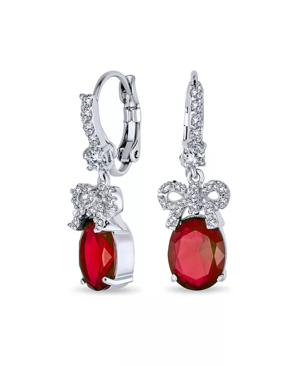 Женские серьги-люстры с овальным бантом и кубическим цирконием, застежкой-рычагом Bling Jewelry, red
Женские серьги-люстры с овальным бантом и кубическим цирконием, застежкой-рычагом Bling Jewelry, red