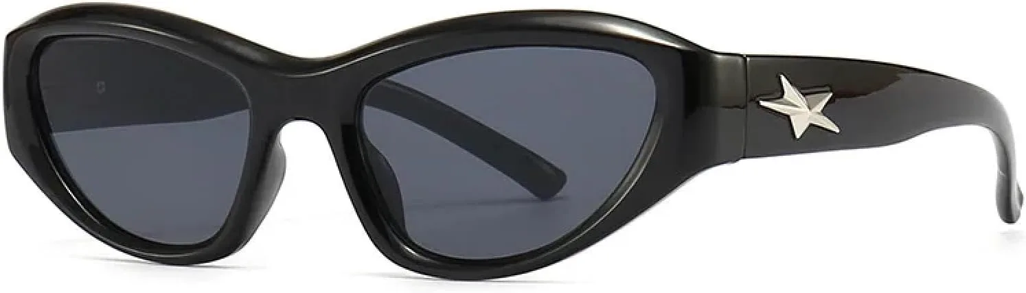 Солнцезащитные очки с защитой от УФ-излучения UV400 | Оправа «кошачий глаз» | для женщин и мужчин, для занятий спортом на открытом воздухе и вождения DSVIGF, Black
Солнцезащитные очки с защитой от УФ-излучения UV400 | Оправа «кошачий глаз» | для женщин и мужчин, для занятий спортом на открытом воздухе и вождения DSVIGF, Black