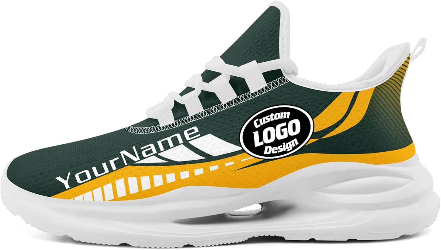 Кастомизированные спортивные кроссовки с логотипом для мужчин и женщин, легкие дышащие беговые кроссовки из сетки Coolcustomize, белый/зеленый/желтый/темно-зеленый
Кастомизированные спортивные кроссовки с логотипом для мужчин и женщин, легкие дышащие беговые кроссовки из сетки Coolcustomize, белый/зеленый/желтый/темно-зеленый