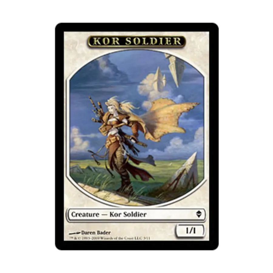 CCG Корский солдат – жетон (С), MTG - Zendikar
CCG Корский солдат – жетон (С), MTG - Zendikar