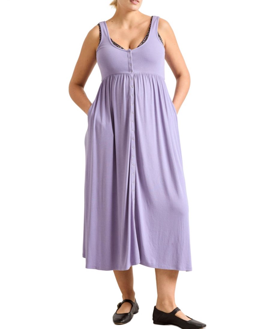 Платье-майка для беременных и кормящих мам из мягкой ребристой ткани HATCH Collection, Wisteria
Платье-майка для беременных и кормящих мам из мягкой ребристой ткани HATCH Collection, Wisteria