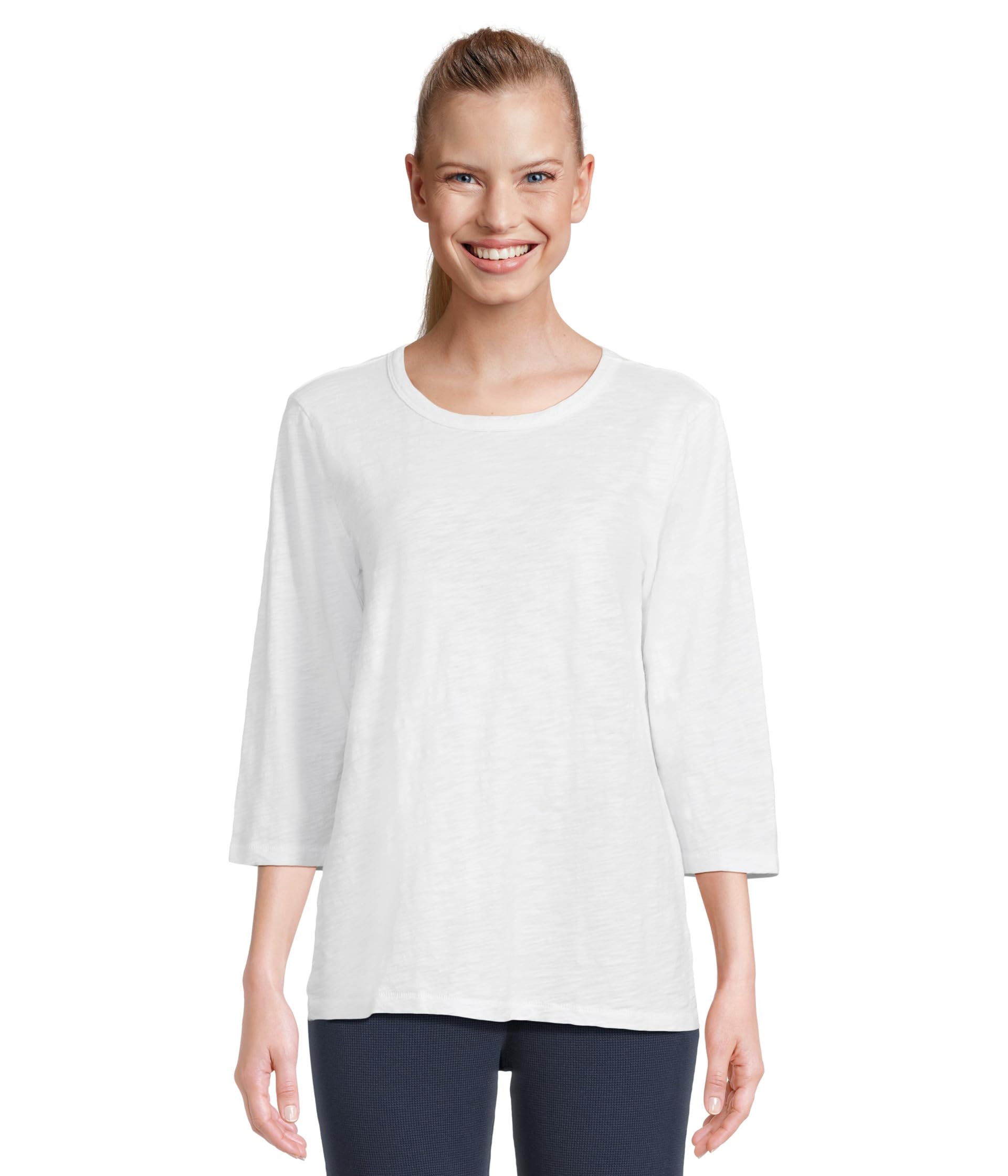 Футболка Mod-o-doc 3/4 Sleeve Crew Neck Favorite Tee, белый 
Футболка Mod-o-doc 3/4 Sleeve Crew Neck Favorite Tee, белый