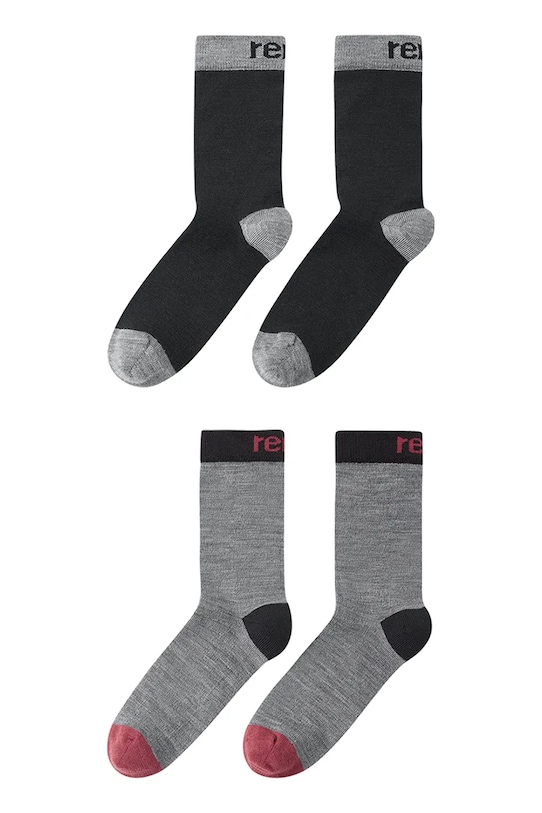 Детские носки Parit с добавлением шерсти, 2 пары Reima, черный
Детские носки Parit с добавлением шерсти, 2 пары Reima, черный