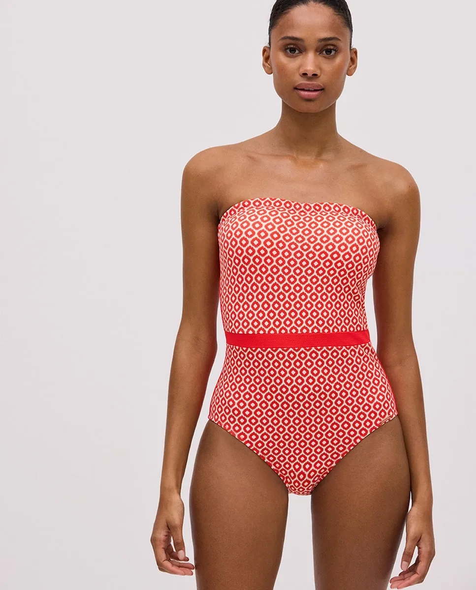 Купальник бандо с регулируемыми бретелями, ткань пике с принтом Ysabel Mora, мультиколор
Купальник бандо с регулируемыми бретелями, ткань пике с принтом Ysabel Mora, мультиколор