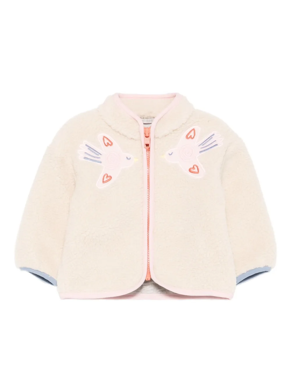 Куртка из флиса с вышивкой в виде птицы Stella McCartney Kids, нейтральный
Куртка из флиса с вышивкой в виде птицы Stella McCartney Kids, нейтральный