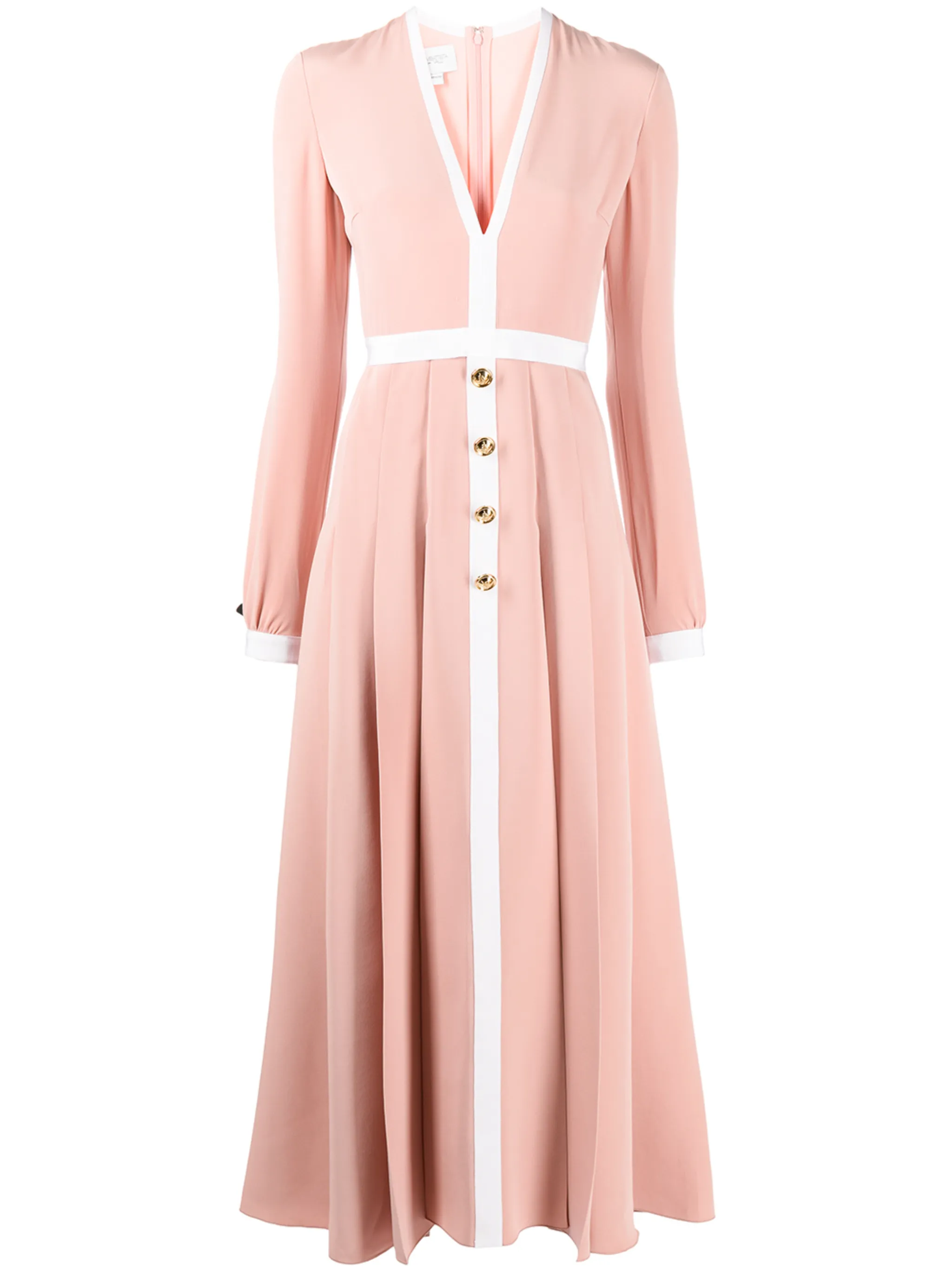 Шелковое платье макси Giambattista Valli, розовый
Шелковое платье макси Giambattista Valli, розовый