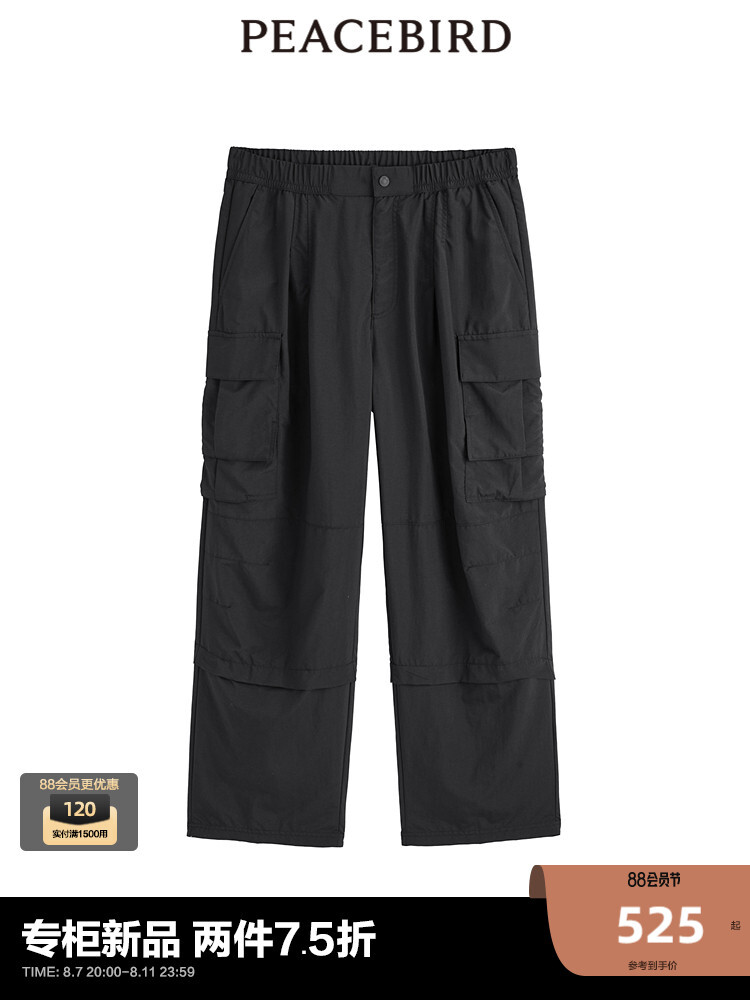 Мужские брюки Peacebird летние, черный
Мужские брюки Peacebird летние, черный