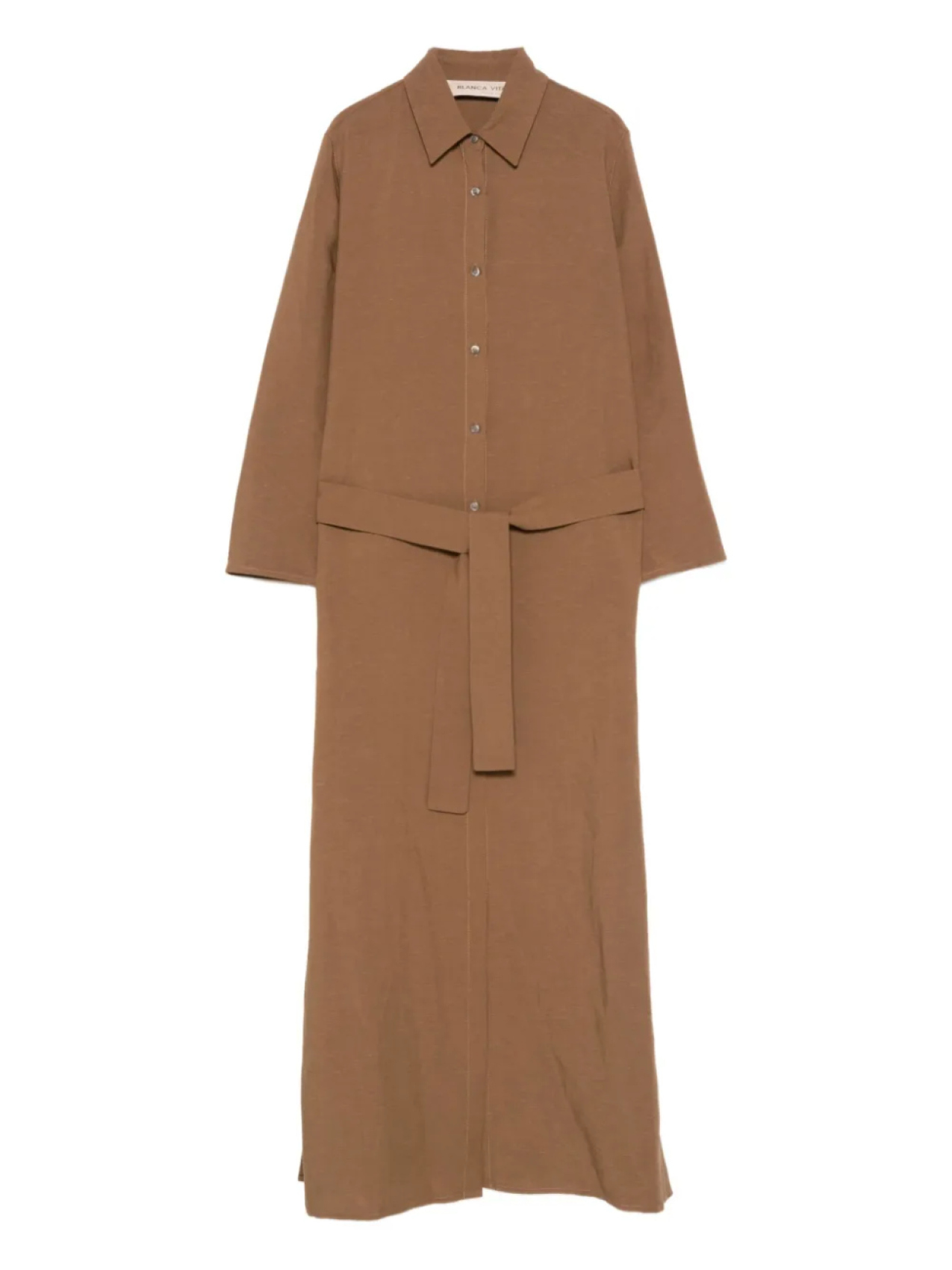 Платье-рубашка с поясом Blanca Vita, коричневый
Платье-рубашка с поясом Blanca Vita, коричневый
