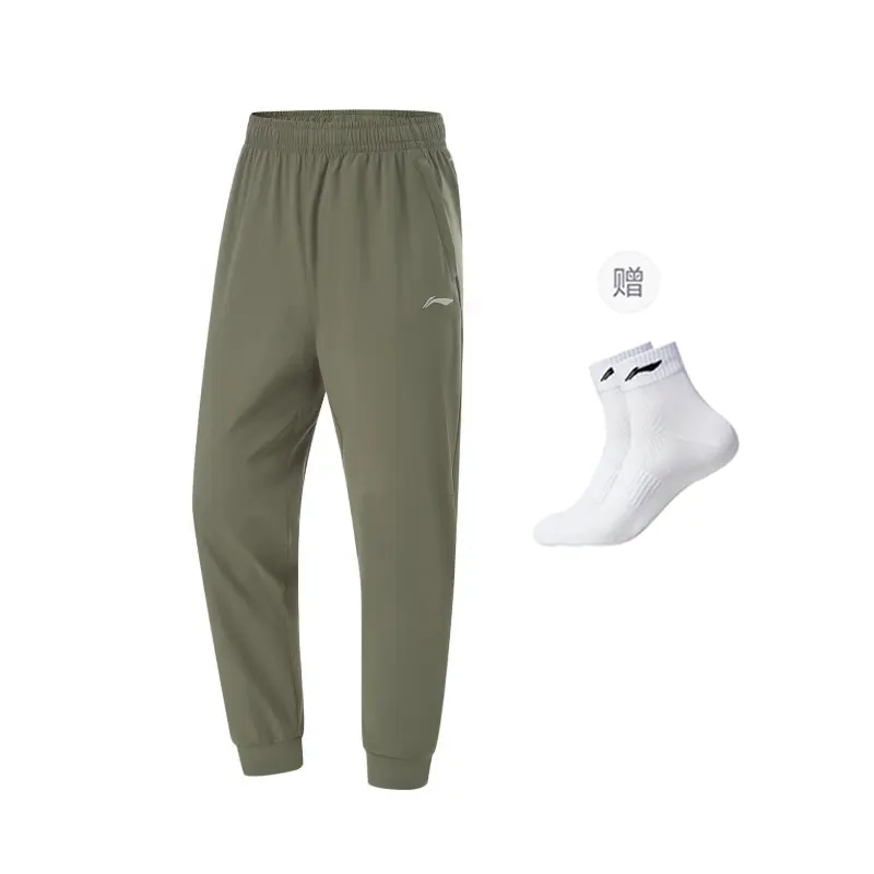 Li-Ning Fitness Series вязаные спортивные штаны мужские Army Canvas Green
Li-Ning Fitness Series вязаные спортивные штаны мужские Army Canvas Green