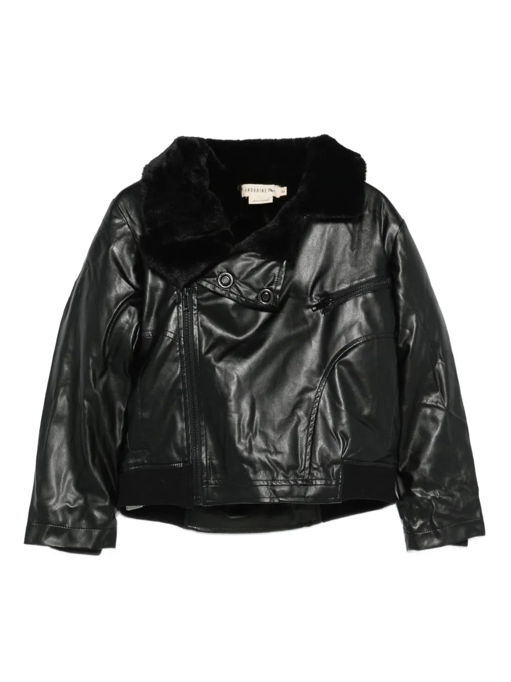 Бомбер с текстурным воротником Andorine, черный
Бомбер с текстурным воротником Andorine, черный