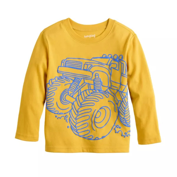 Футболка с длинными рукавами и принтом для мальчиков и малышей Jumping Beans, цвет yellow monster truck
Футболка с длинными рукавами и принтом для мальчиков и малышей Jumping Beans, цвет yellow monster truck