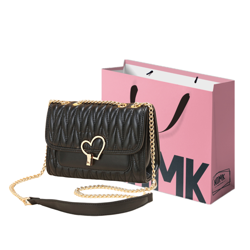 NOMK Сумка через плечо с цепочкой, кроссбод средний женский белый бежевый черный, Black (Heart Design)
NOMK Сумка через плечо с цепочкой, кроссбод средний женский белый бежевый черный, Black (Heart Design)