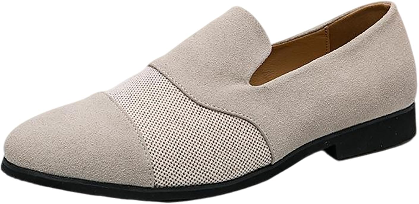 Мужские повседневные слипоны NXNBHSL из замши и сетки, дышащие, легкие, с круглым носком, противоскользящей толстой подошвой, подходят для вождения, вечеринок, выпускных и повседневной носки, бежевый
Мужские повседневные слипоны NXNBHSL из замши и сетки, дышащие, легкие, с круглым носком, противоскользящей толстой подошвой, подходят для вождения, вечеринок, выпускных и повседневной носки, бежевый