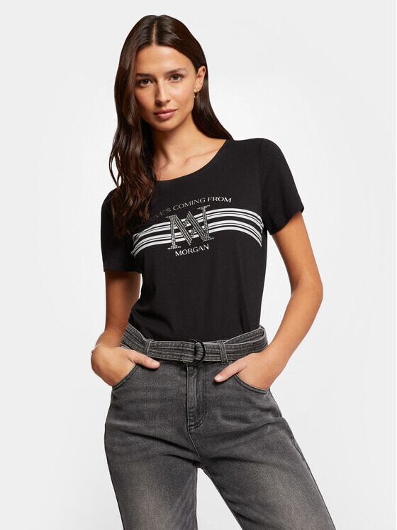 Футболка стандартного кроя Morgan, черный
Футболка стандартного кроя Morgan, черный