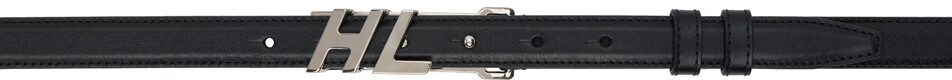 Кожаный ремень с логотипом Helmut Lang, черный
Кожаный ремень с логотипом Helmut Lang, черный