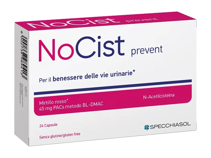 Nocist Prevent 24 капсулы Specchiasol
Nocist Prevent 24 капсулы Specchiasol