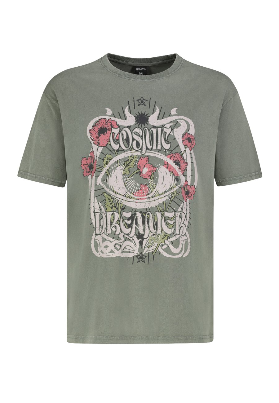 Футболка Sublevel RETRO MIT SPIRITUELLEM PRINT BOHO STYLE, Grün/Mottled Light Green
Футболка Sublevel RETRO MIT SPIRITUELLEM PRINT BOHO STYLE, Grün/Mottled Light Green
