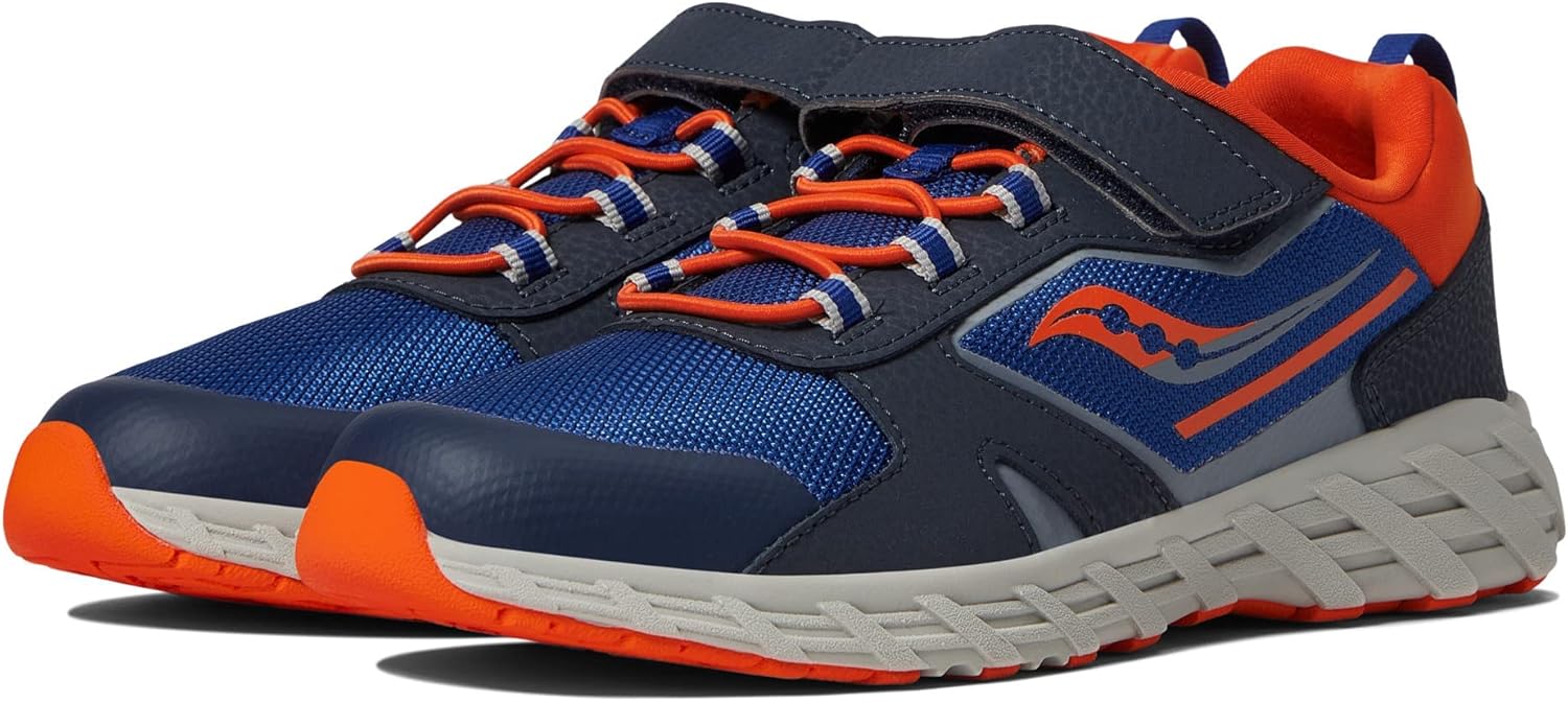 Детские кроссовки Saucony Wind Shield Wind Shield для бега (унисекс/детские), темно-синий/серый/оранжевый
Детские кроссовки Saucony Wind Shield Wind Shield для бега (унисекс/детские), темно-синий/серый/оранжевый